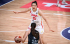 張子宇得分12分，中國女籃85-51勝新西蘭，A組第一晉級半決賽。