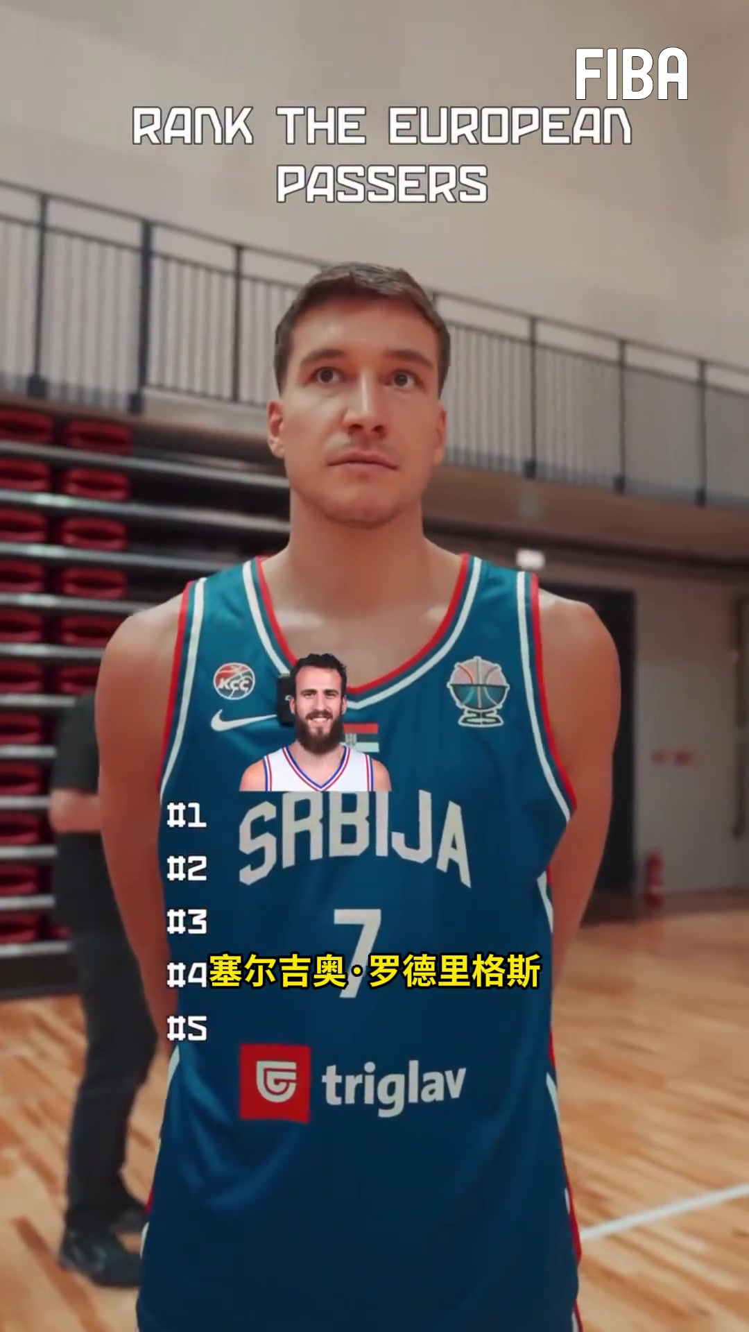 博格達(dá)諾維奇評(píng)FIBA最佳傳球人特奧第一 盧比奧第4 東契奇第5 博格達(dá)諾維奇評(píng)FIBA最佳傳球人特奧第一 盧比奧第4 東契奇第5